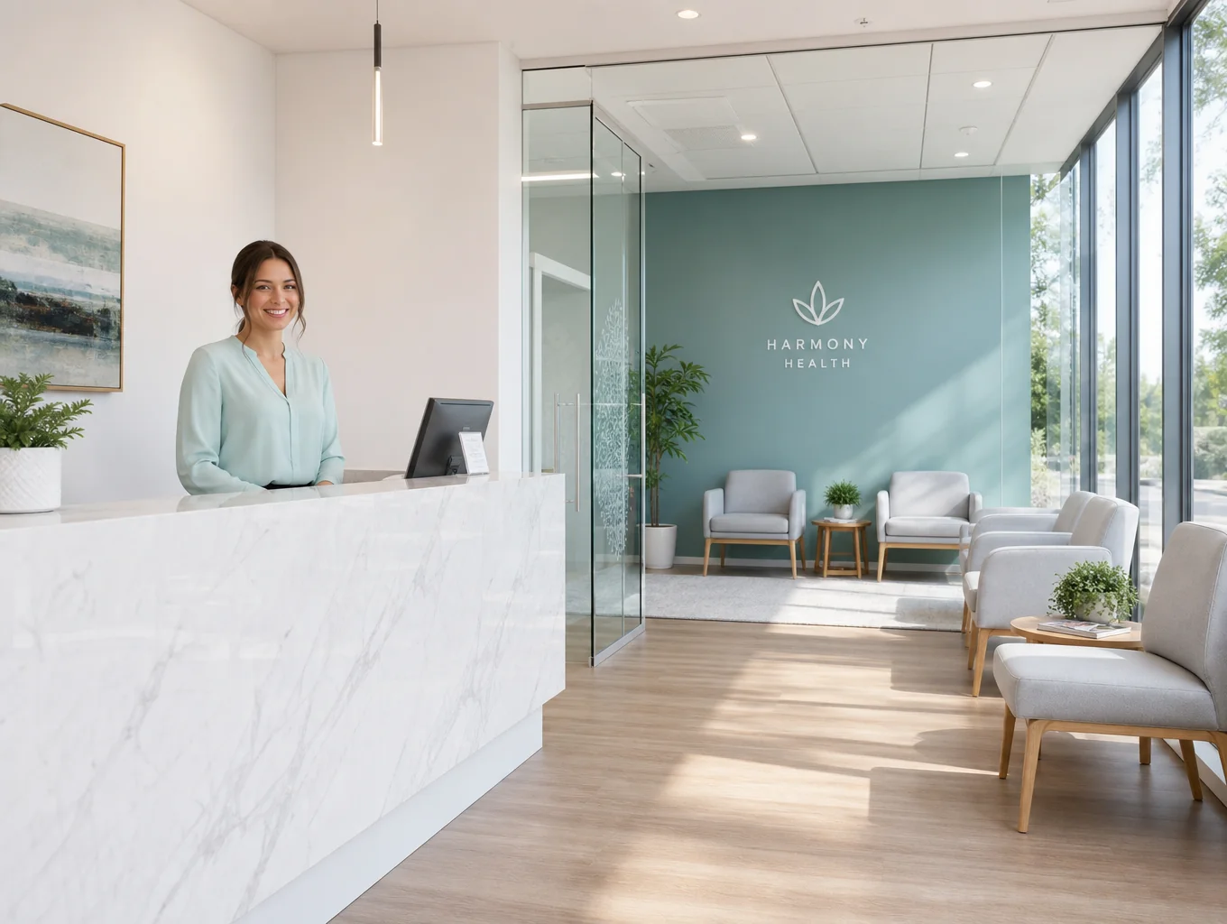 Hygienische medizinische Praxisräume
